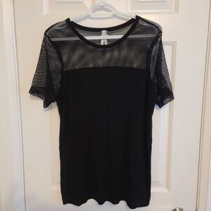 JB black top with mesh in Large